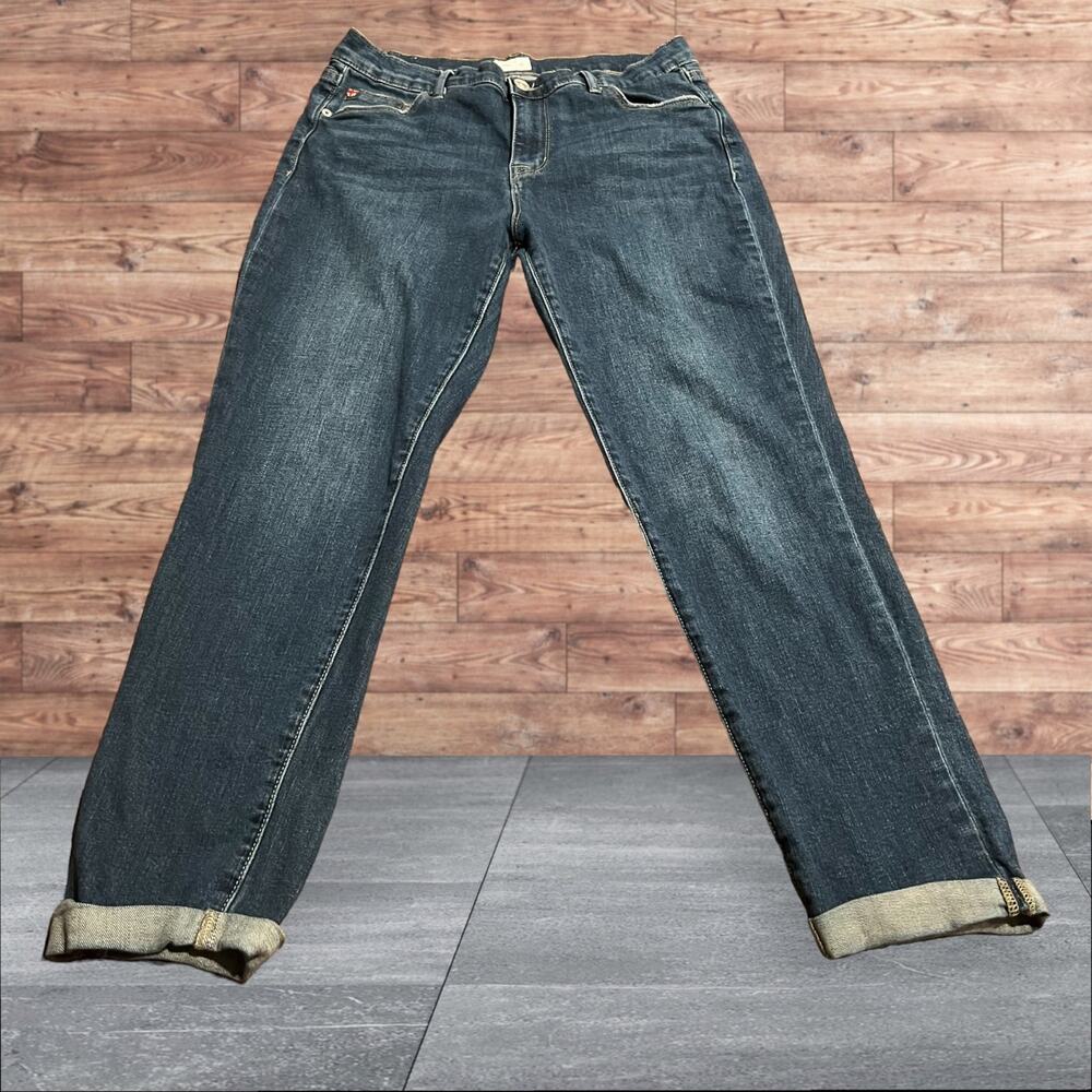 Hudson Women’s Natalie Midrise Slim Boyfriend Cropped Jeans Size 29